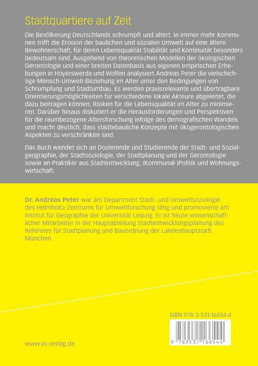 Produktbild: Stadtquartiere auf Zeit