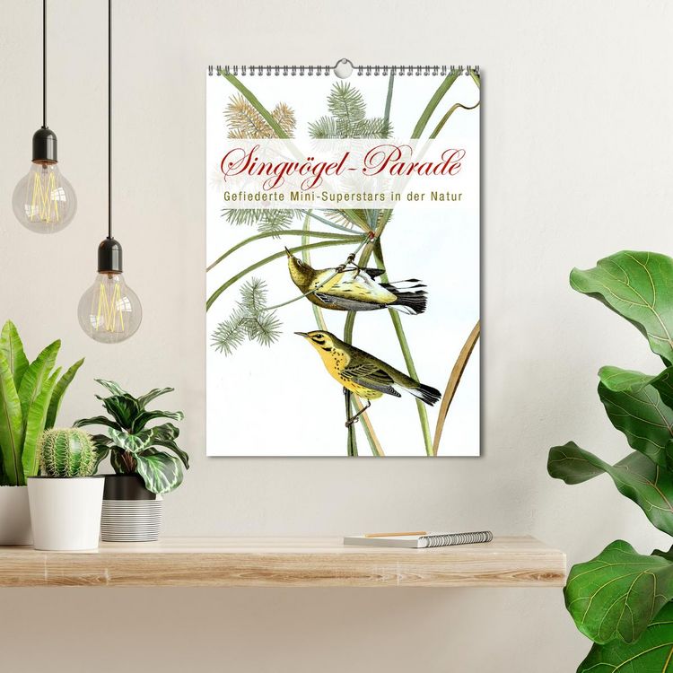 Produktbild: Singv&ouml;gel-Parade (Wandkalender 2026 DIN A3 hoch), CALVENDO Monatskalender