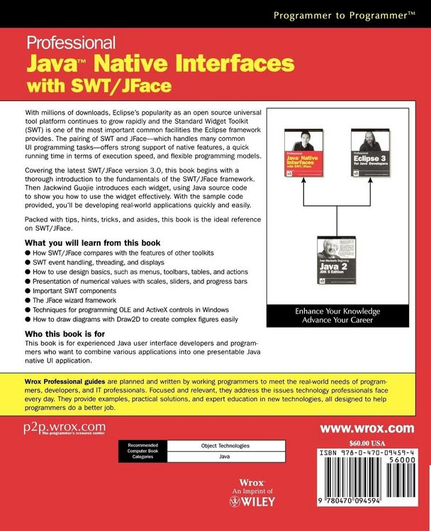 Produktbild: Professional Java Native Interfaces with SWT/JFace