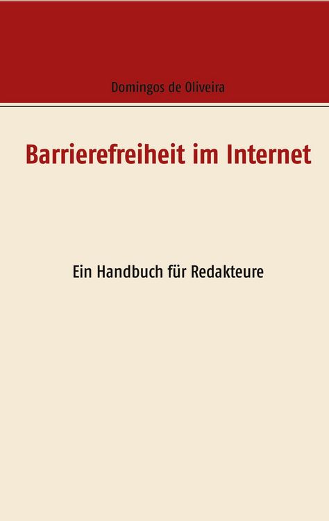 Produktbild: Barrierefreiheit im Internet