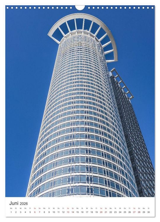 Produktbild: Frankfurt Turmvisionen (Wandkalender 2026 DIN A3 hoch), CALVENDO Monatskalender