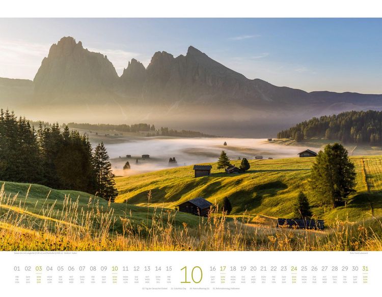 Produktbild: Bergwelt Dolomiten Kalender 2027