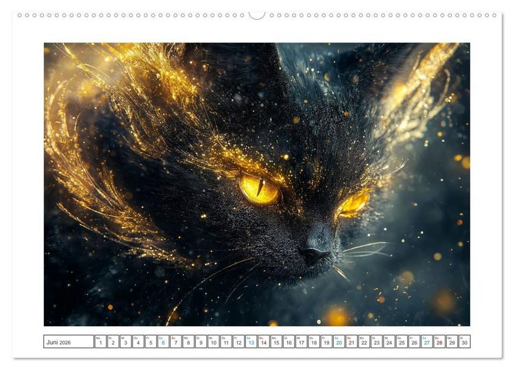 Produktbild: Samtpfoten-Sinfonie (hochwertiger Premium Wandkalender 2026 DIN A2 quer), Kunstdruck in Hochglanz