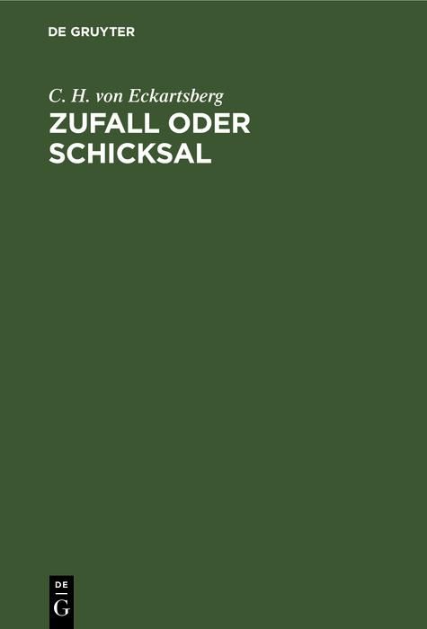 Produktbild: Zufall oder Schicksal