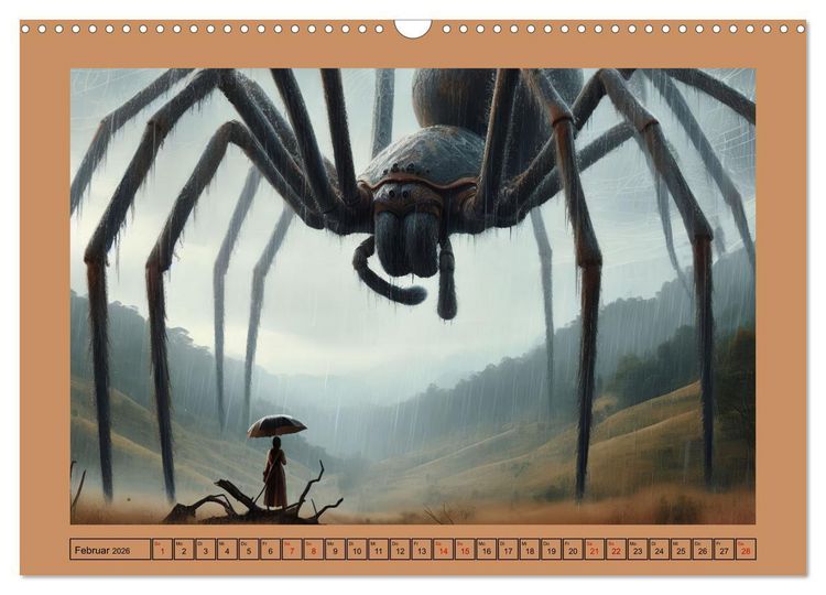 Produktbild: Im Reich der Riesenspinnen (Wandkalender 2026 DIN A3 quer), CALVENDO Monatskalender