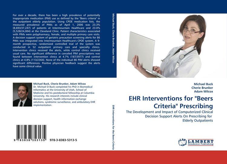 Produktbild: EHR Interventions for "Beers Criteria" Prescribing