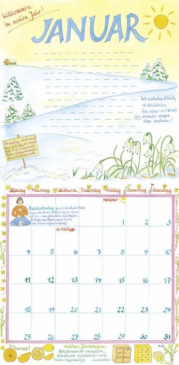 Produktbild: Kohwagner Merkkalender Mein buntes Jahr