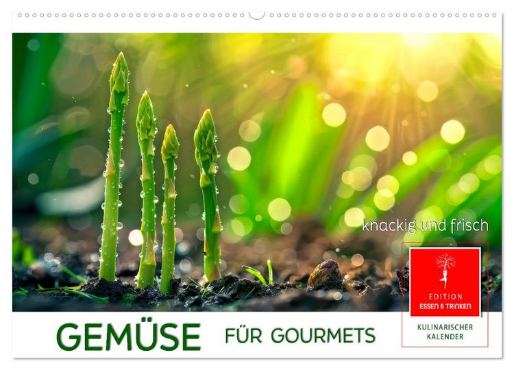 Produktbild: Gem&uuml;se f&uuml;r Gourmets (Wandkalender 2026 DIN A2 quer), CALVENDO Monatskalender