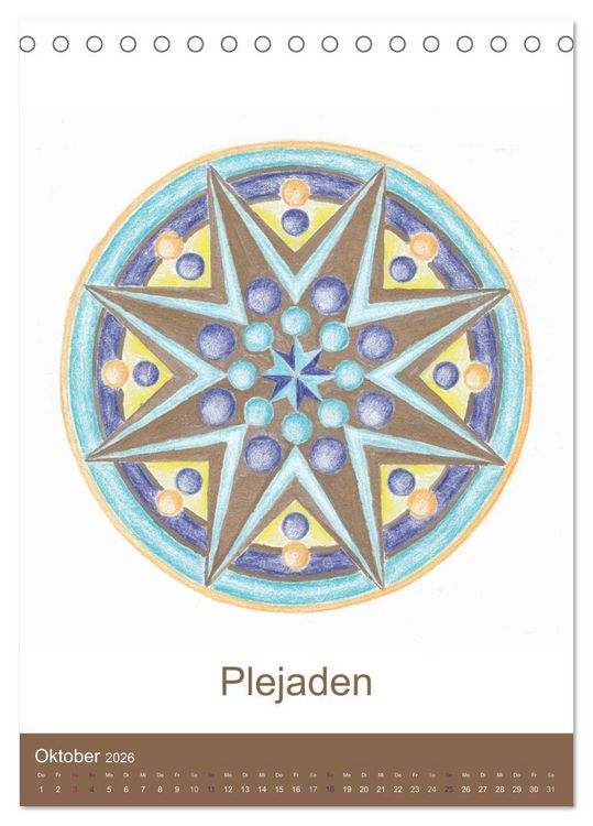 Produktbild: Atlantisheilsymbole (Tischkalender 2026 DIN A5 hoch), CALVENDO Monatskalender