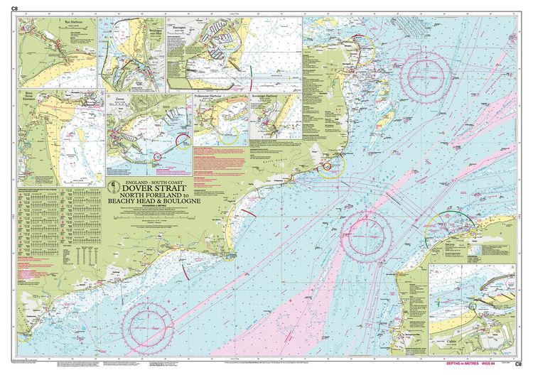 Produktbild: C8 Dover Strait, Imray Chart