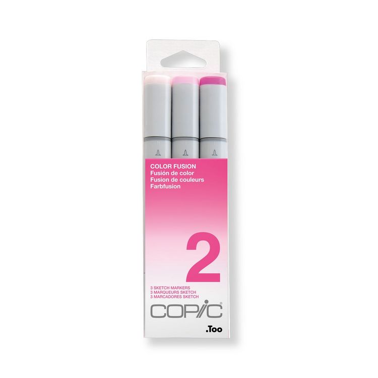 Produktbild: Copic Pinselmarker Set Sketch Color Fusion 2 3 St&uuml;ck