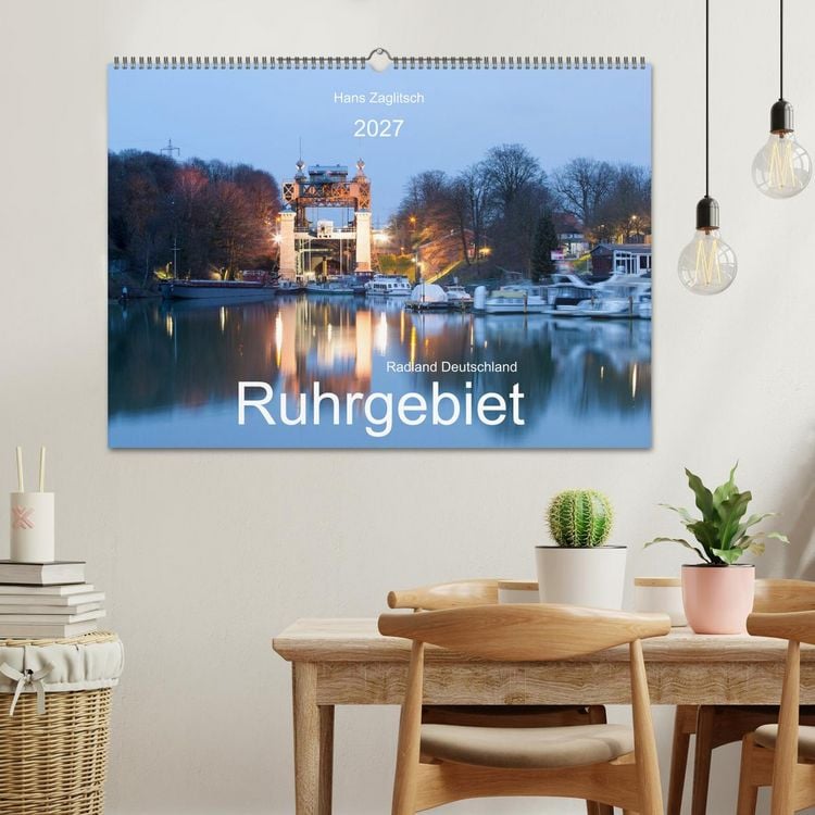 Produktbild: Radland Deutrschland - Ruhrgebiet (Wandkalender 2027 DIN A2 quer), CALVENDO Monatskalender