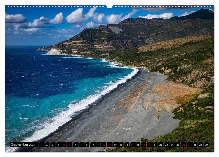 Produktbild: Korsika Wild und Frei (hochwertiger Premium Wandkalender 2026 DIN A2 quer), Kunstdruck in Hochglanz