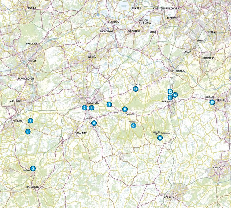 Produktbild: 15 Short Walks in the Surrey Hills
