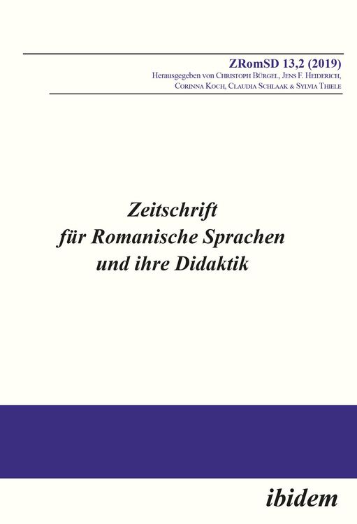 Produktbild: Zeitschrift f&uuml;r Romanische Sprachen und ihre Didaktik