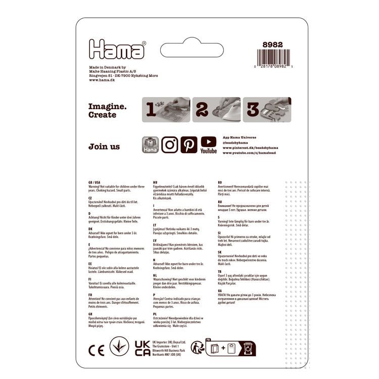 Produktbild: Hama&reg;kleines Sortiment mit Maxiperlen und Stiftplatte.