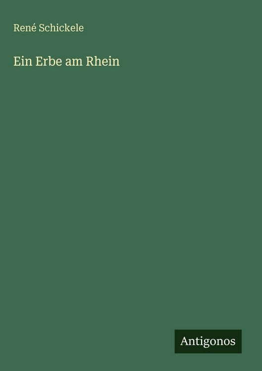 Produktbild: Ein Erbe am Rhein