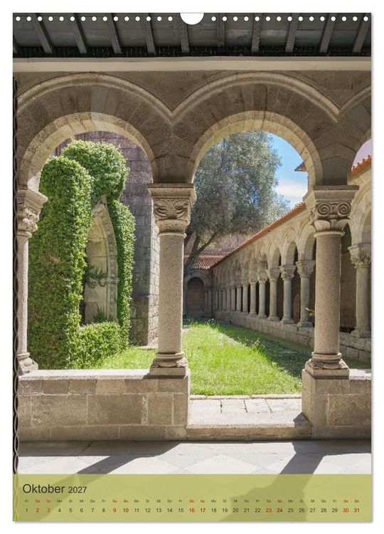 Produktbild: Die Stadt Guimar&atilde;es liegt im Norden Portugals im Distrikt Braga. (Wandkalender 2027 DIN A3 hoch), CALVENDO Monatskalender