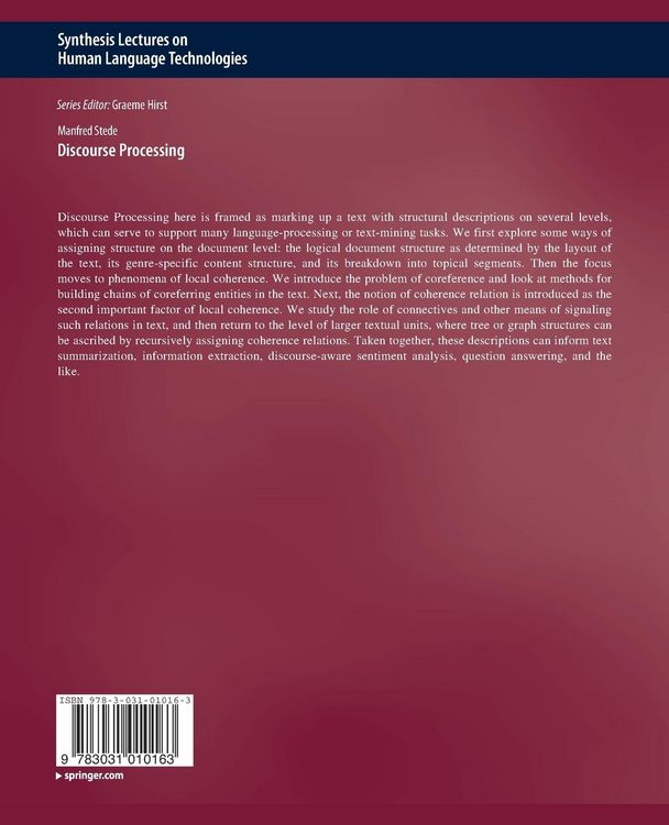 Produktbild: Discourse Processing