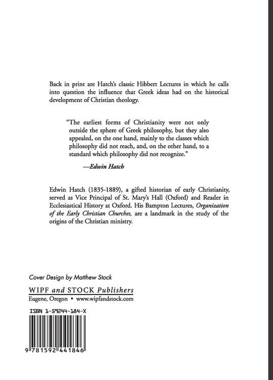 Produktbild: The Influence of Greek Ideas and Usages upon the Christian Church