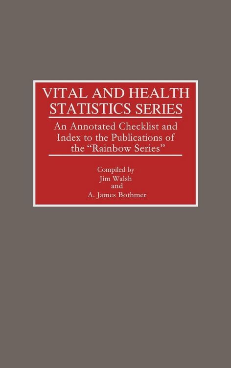 Produktbild: Vital and Health Statistics Series