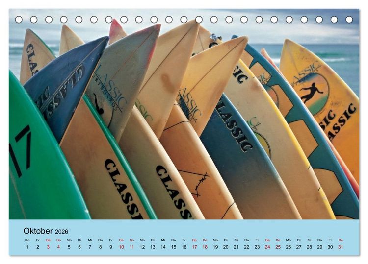 Produktbild: Nazare (Tischkalender 2026 DIN A5 quer), CALVENDO Monatskalender