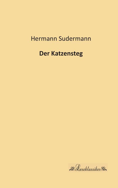 Produktbild: Der Katzensteg
