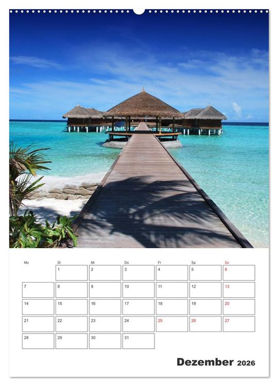 Produktbild: Inselparadiese im S&uuml;dpazifik (hochwertiger Premium Wandkalender 2026 DIN A2 hoch), Kunstdruck in Hochglanz