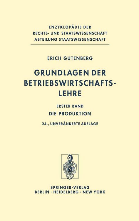 Produktbild: Grundlagen der Betriebswirtschaftslehre