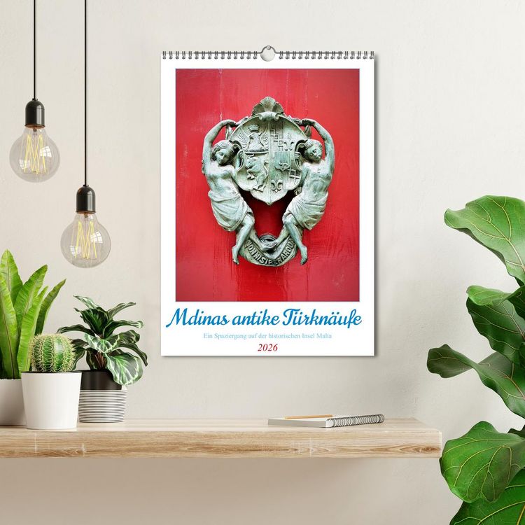 Produktbild: Mdinas antike T&uuml;rkn&auml;ufe (Wandkalender 2026 DIN A3 hoch), CALVENDO Monatskalender