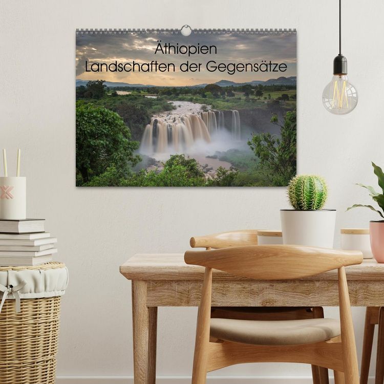 Produktbild: &Auml;thiopien Landschaften der Gegens&auml;tze (Wandkalender 2026 DIN A3 quer), CALVENDO Monatskalender