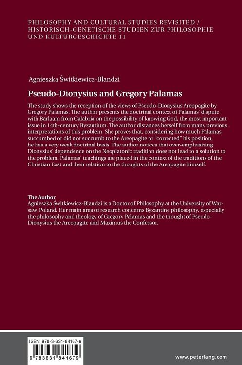 Produktbild: Pseudo-Dionysius and Gregory Palamas