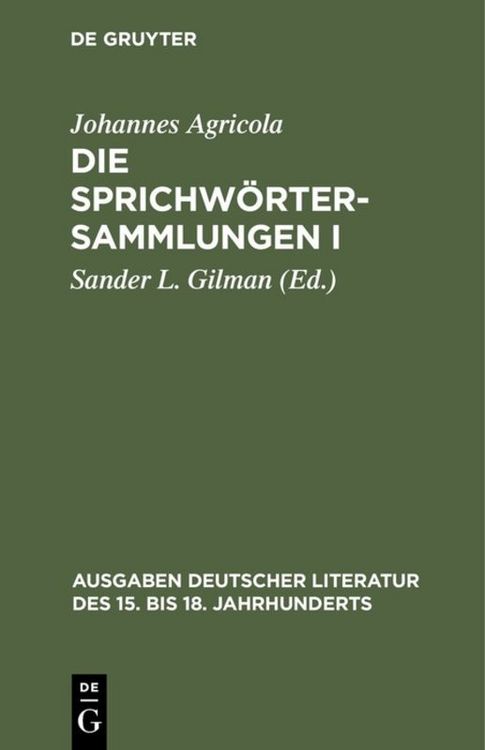 Produktbild: Die Sprichw&ouml;rtersammlungen I/II