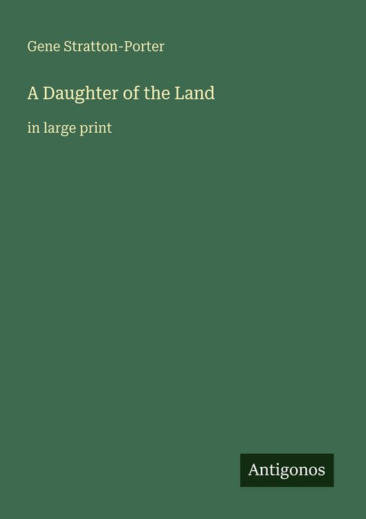 Produktbild: A Daughter of the Land