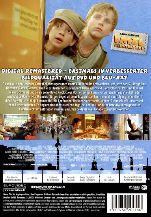Produktbild: Emil und die Detektive - Digital Remastered
