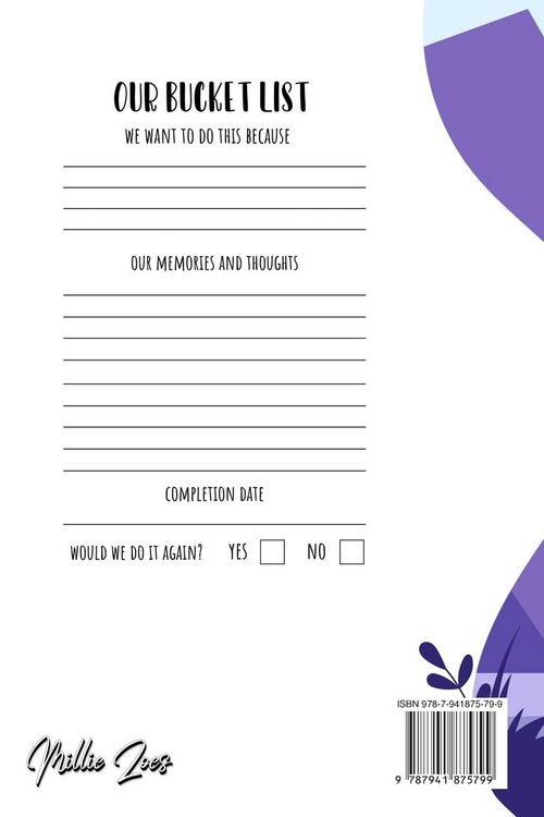 Produktbild: Bucket List For Couples