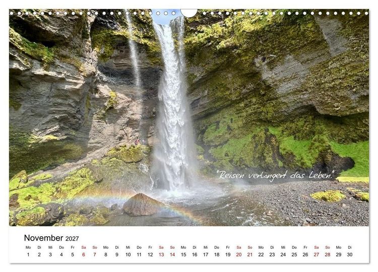 Produktbild: Islandherzen (Wandkalender 2027 DIN A3 quer), CALVENDO Monatskalender