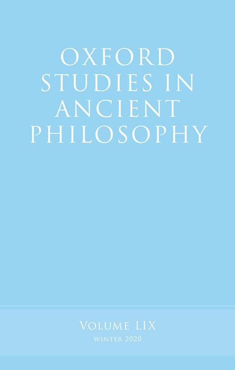 Produktbild: Oxford Studies in Ancient Philosophy, Volume 59