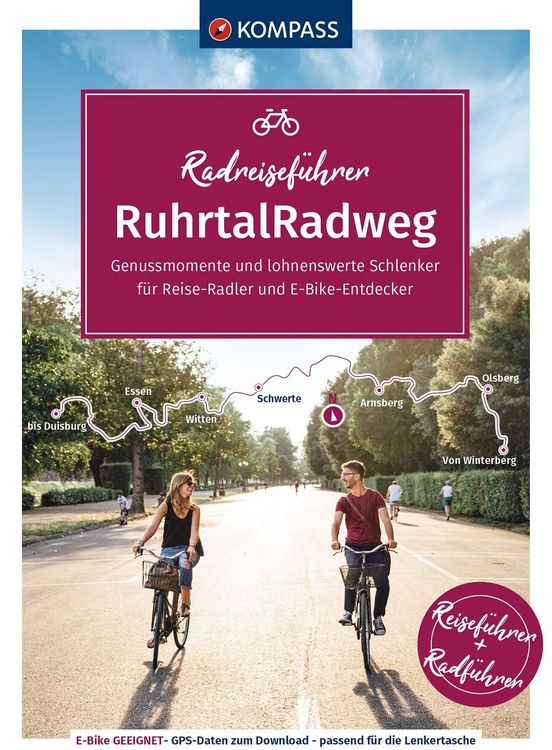 Produktbild: KOMPASS Radreisef&uuml;hrer RuhrtalRadweg