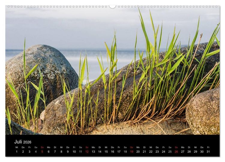 Produktbild: Unterwegs an der K&uuml;ste der Ostsee (hochwertiger Premium Wandkalender 2026 DIN A2 quer), Kunstdruck in Hochglanz