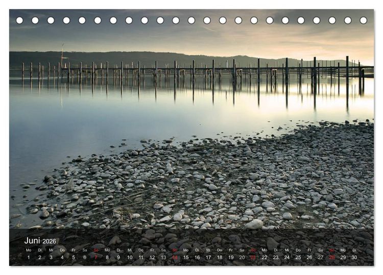 Produktbild: Stimmungsvoller Bodensee (Tischkalender 2026 DIN A5 quer), CALVENDO Monatskalender