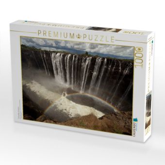 Produktbild: CALVENDO Puzzle Victoriaf&auml;lle, Simbabwe | 1000 Teile Lege-Gr&ouml;&szlig;e 64x48cm Foto-Puzzle f&uuml;r gl&uuml;ckliche Stunden
