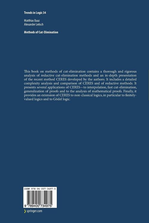 Produktbild: Methods of Cut-Elimination