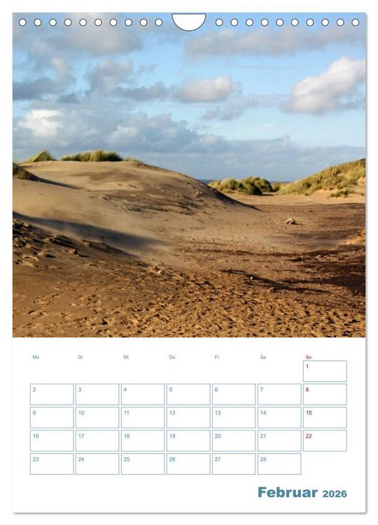 Produktbild: Sylter D&uuml;nen (Wandkalender 2026 DIN A4 hoch), CALVENDO Monatskalender