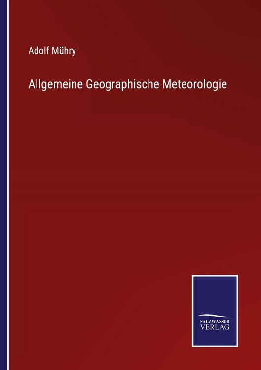 Produktbild: Allgemeine Geographische Meteorologie