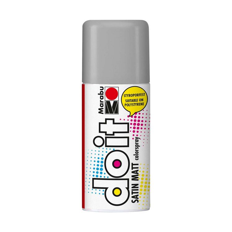 Produktbild: Marabu do it colorspray SATIN MATT steingrau 150ml Spr&uuml;hdose