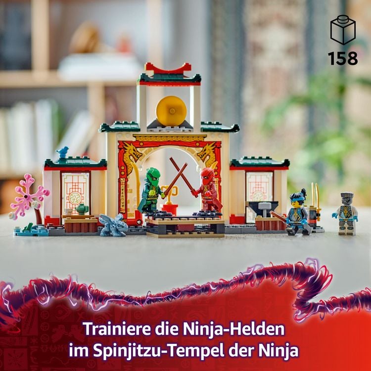 Produktbild: LEGO NINJAGO Spinjitzu-Tempel der Ninja - Set mit 4 Minifiguren 71831