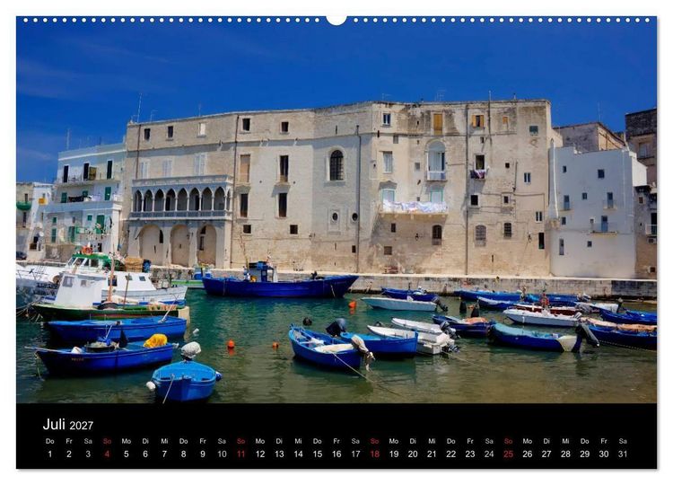 Produktbild: Apulien (Wandkalender 2027 DIN A2 quer), CALVENDO Monatskalender