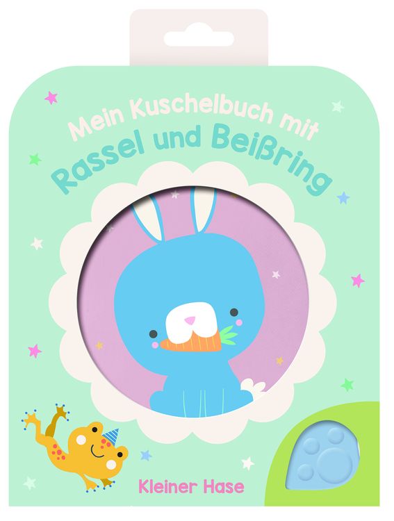 Produktbild: Mein Kuschelbuch mit Rassel und Bei&szlig;ring - Kleiner Hase
