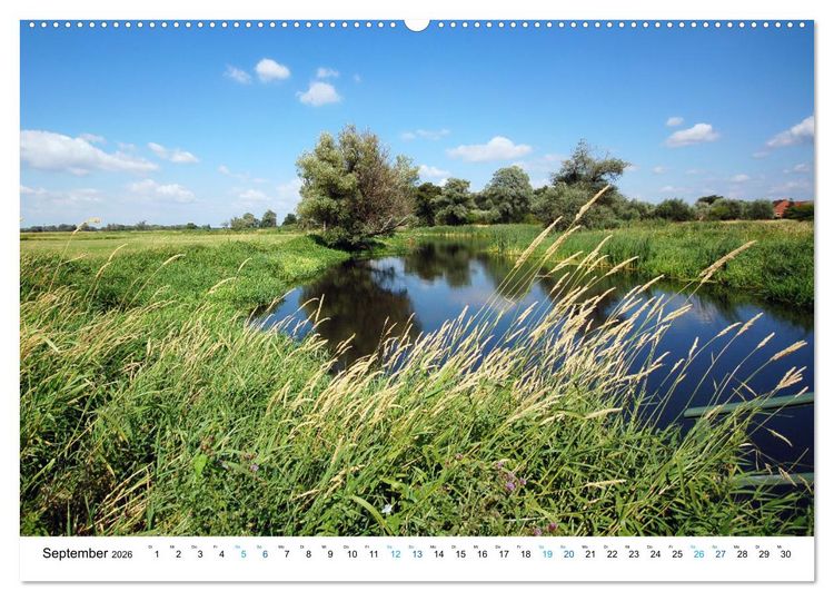 Produktbild: Die Havel entlang - Brandenburg, Rathenow, Havelberg (Wandkalender 2026 DIN A2 quer), CALVENDO Monatskalender